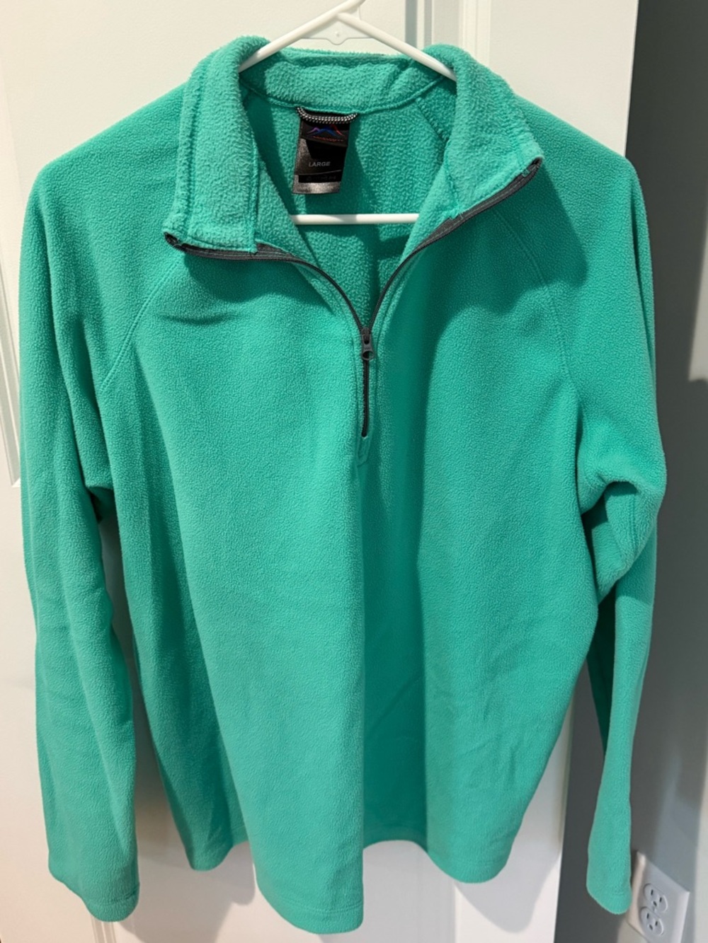 Women’s green size large quarter zip sweatshirt, Narragansett Traders brand